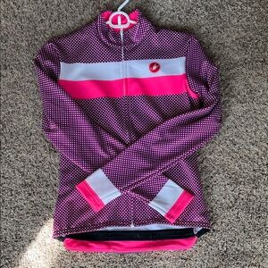 Castelli Women's Pink and White Jersey